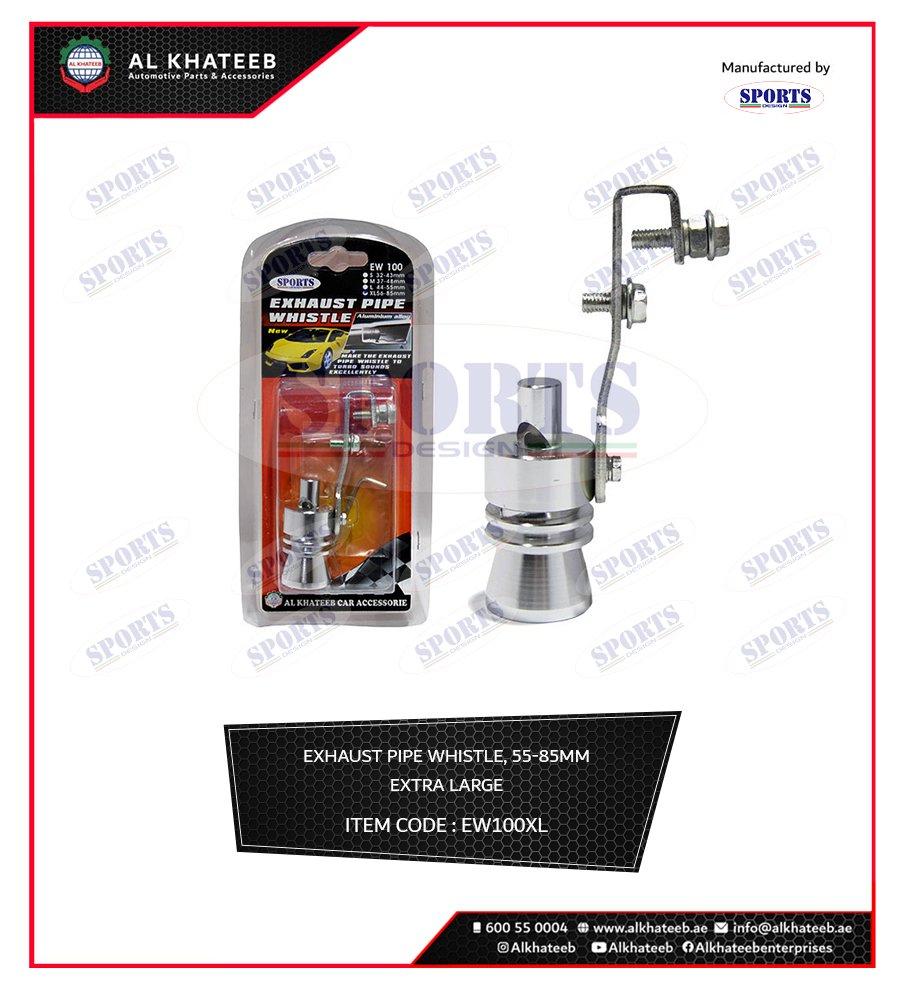 Al Khateeb Universal Car Sound Simulator Car Exhaust Pipe Turbo Whistle Car Turbo Muffler Auto Parts 56-85Mm