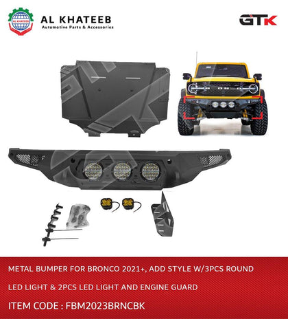 Metal Bumper For Bronco 2021+, Add Style