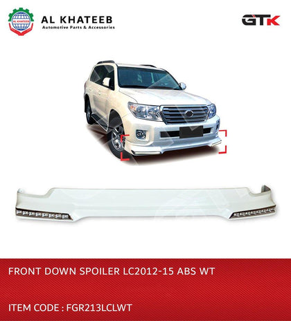 Front Down Spoiler For  LC 2012-15 Abs White