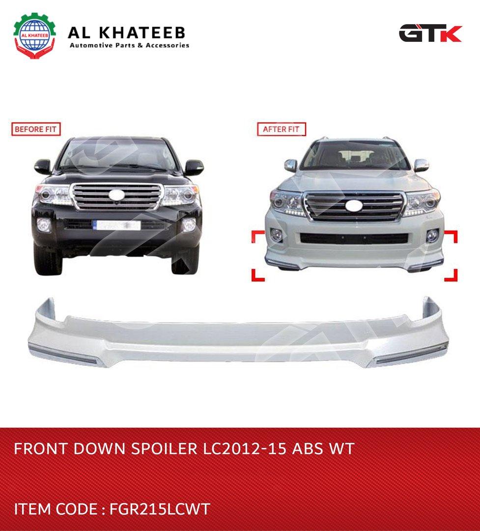 Front Down Spoiler For LC 2012-15 Abs White