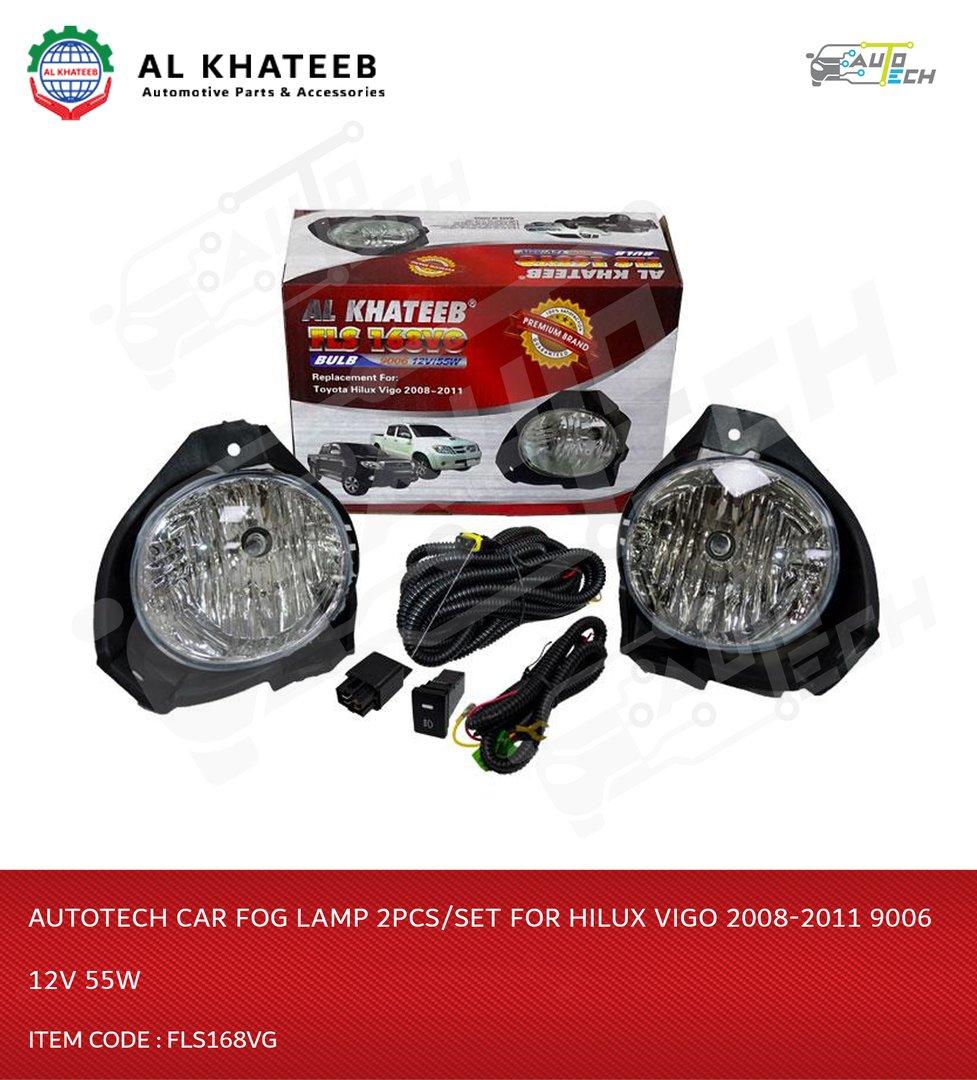 Car Fog Lamp 2Pcs/Set For Hilux Vigo 2008-2011 9006 12V 55W