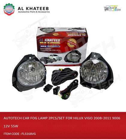 Car Fog Lamp 2Pcs/Set For Hilux Vigo 2008-2011 9006 12V 55W