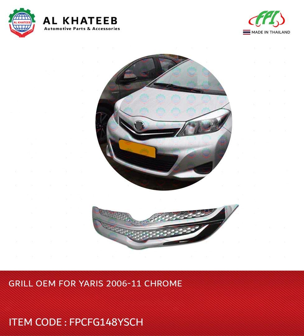 Grille OEM for Yaris 2006-2011 Chrome