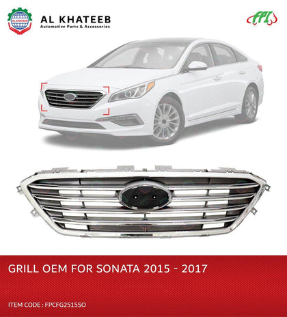 Al Khateeb FPI Car Front OEM Radiator Grille Sonata 2015-2017