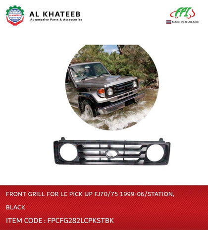 Front Grill for LC Pickup FJ70/75 1999-2006 Station Black