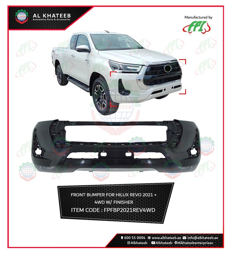 Al Khateeb FPI Front Bumper For Hilux Revo 2021+ 4Wd With Finisher