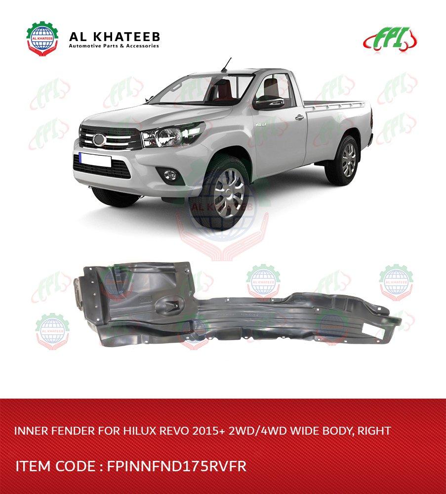 Al Khateeb FPI Front Inner Fender Cover Right Hilux Revo 2015+, 2Wd/4Wd Wide Body