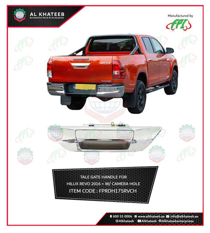 Al Khateeb FPI Car Rear Bumper With Camera Hole Hilux Revo 2016+