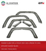 Fender Flare For Lc Pickup 2007-2021 Uprade To 2022, 6Pcs/Set, Glossy Black