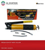 Universal Car Mullit-Purpose Heavy-Duty Lever Action Grease Gun Kit With Rubber Grip, Yellow Storage Box