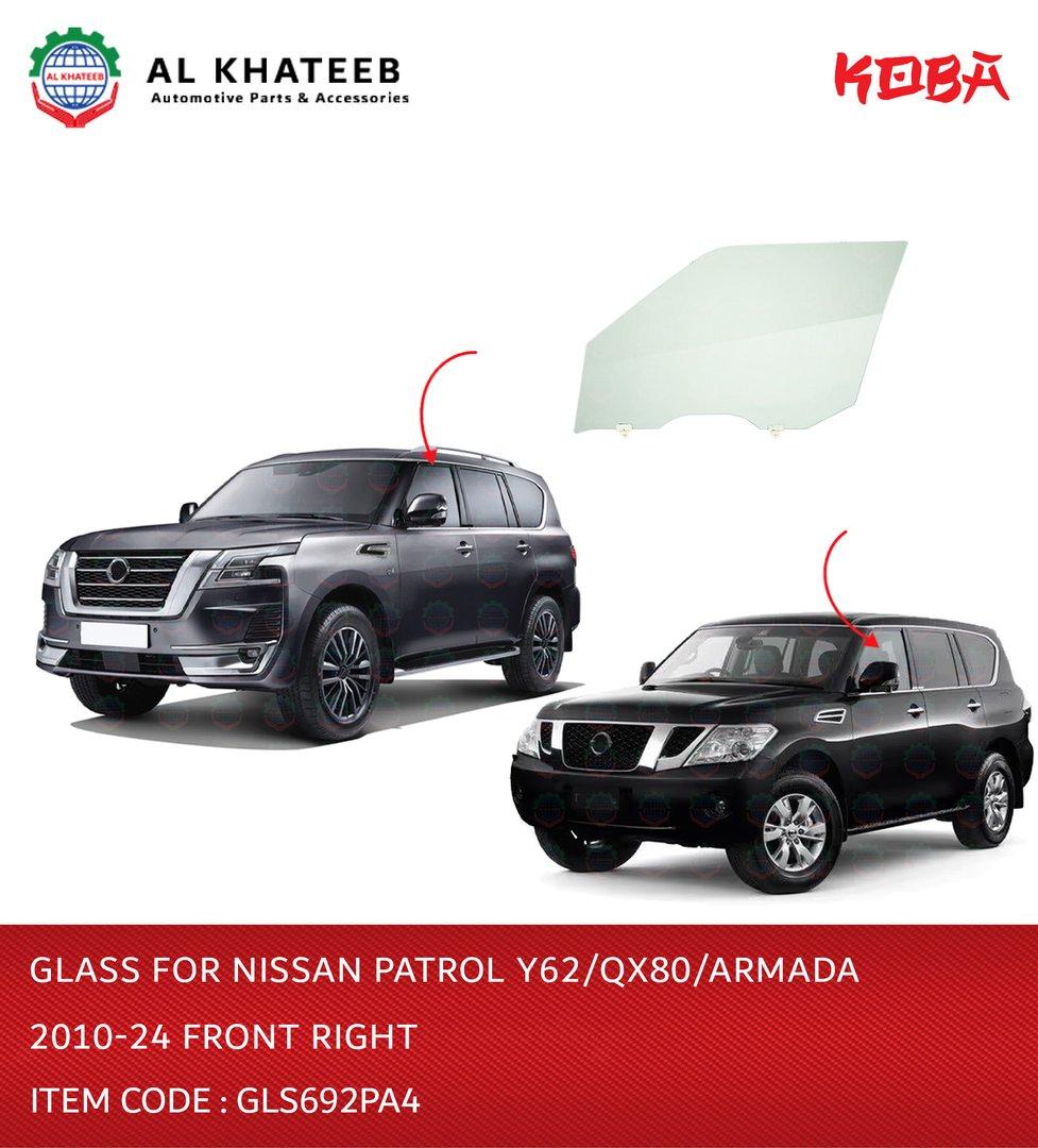 Glass for Patrol Y62/QX80/ARMADA 2010-24 Front Right