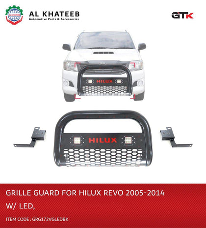 GTK Car Front Bumper Guard With LED Hilux Revo 2005-2014,