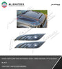 Hood Air Flow for Defender 2020+ Urb2 Design 2 Pcs Glossy Black