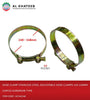 Hose Clamp Stainless Steel Adjustable Hose Clamps 140-148Mm (10Pcs) European Type