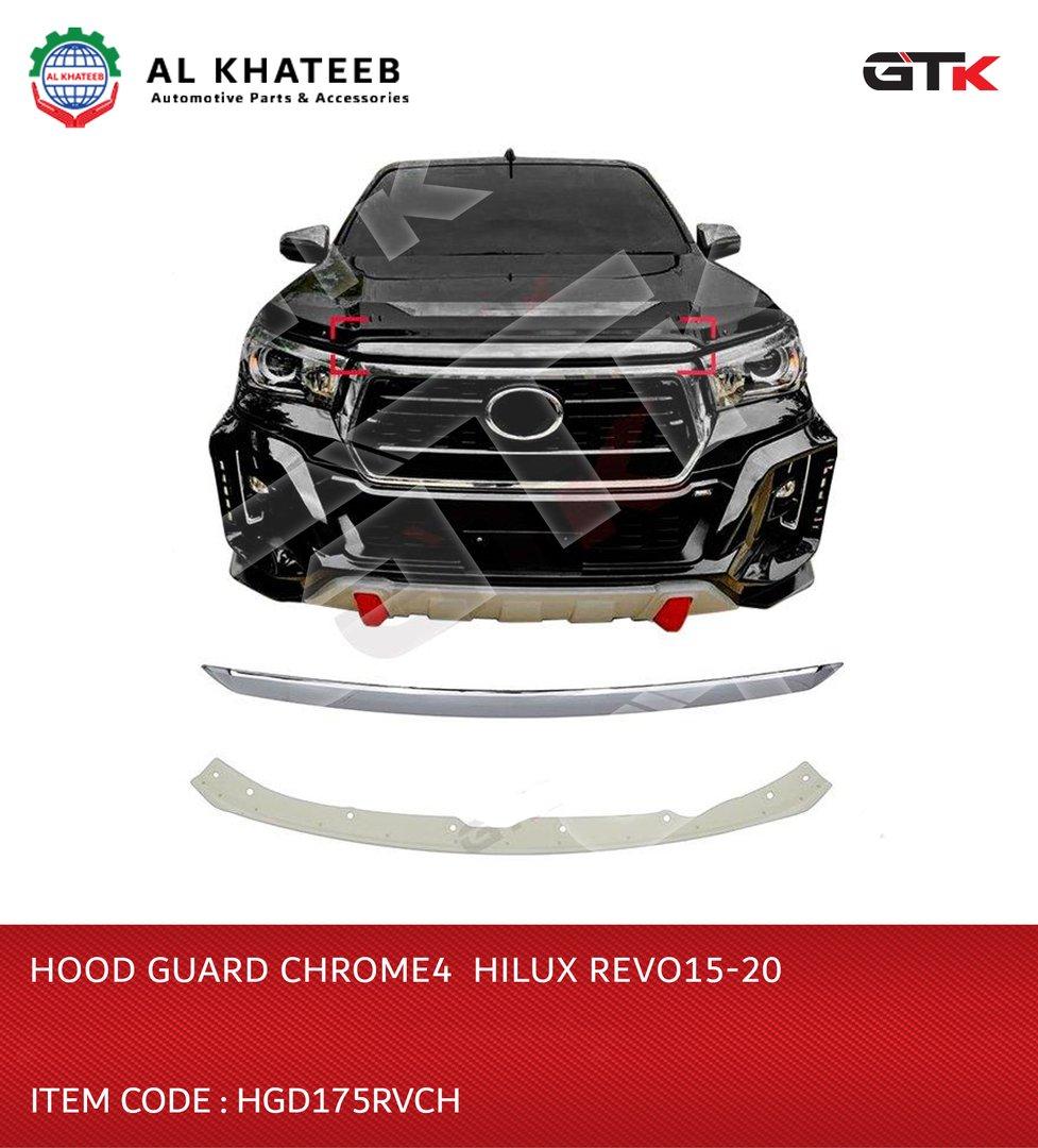 Chrome Hood Guard For Hilux Revo 2015-2020