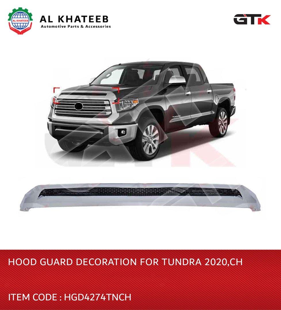 Chrome Hood Guard Decoration For Tundra 2020