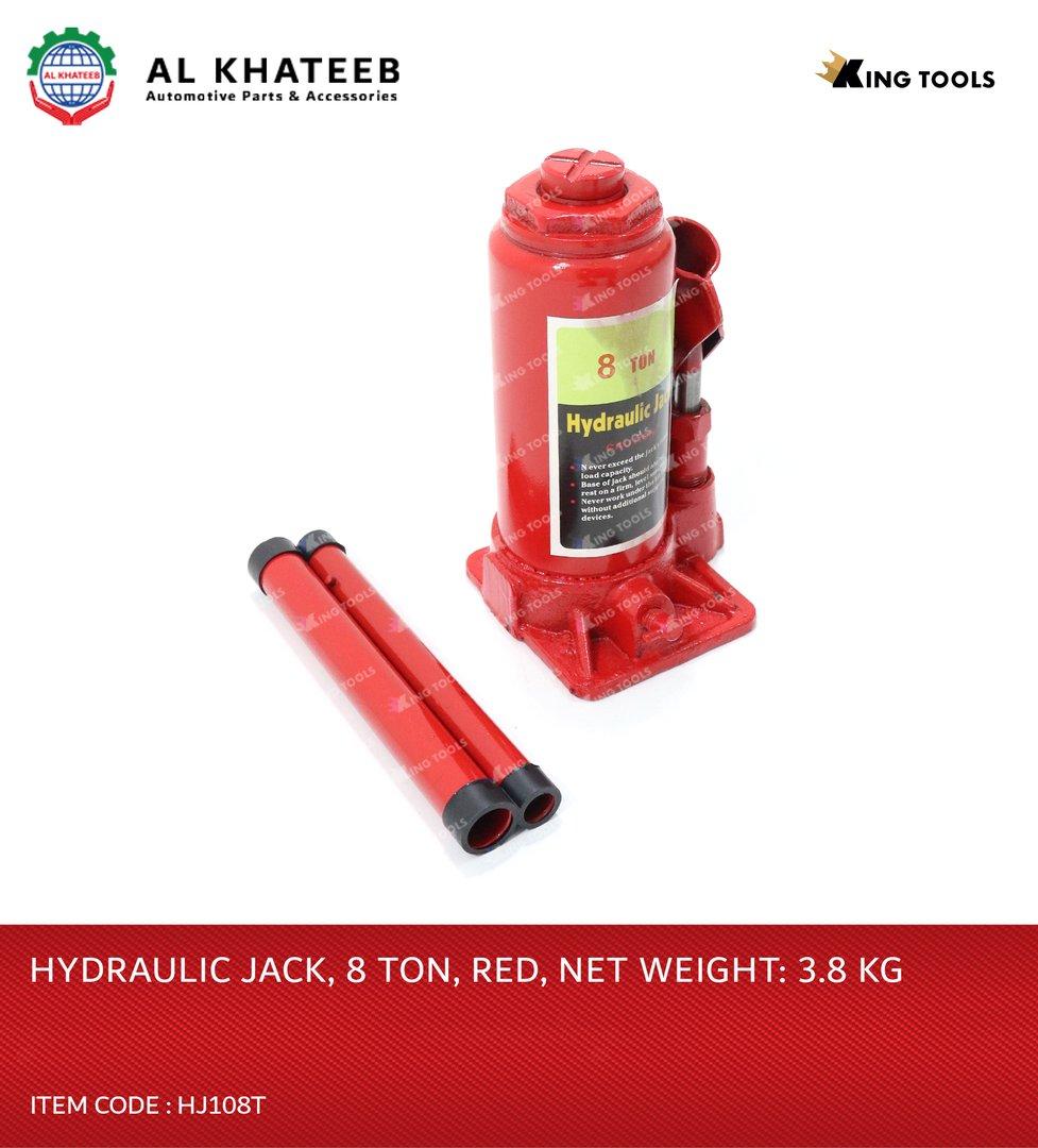 Hydraulic Jack   8 Ton  Red  N.W: 3.8 Kg