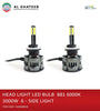 Universal 6 Sides 881 LED Bulb Head Lights 1800W, 2 Pcs 18000Lm