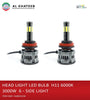 Universal 6 Sides H11 LED Bulb Head Lights 1800W, 2 Pcs 18000Lm