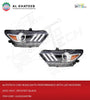 Car Headlights for Mustang Performance With LED 2015-2017, 2PCS/SET Black