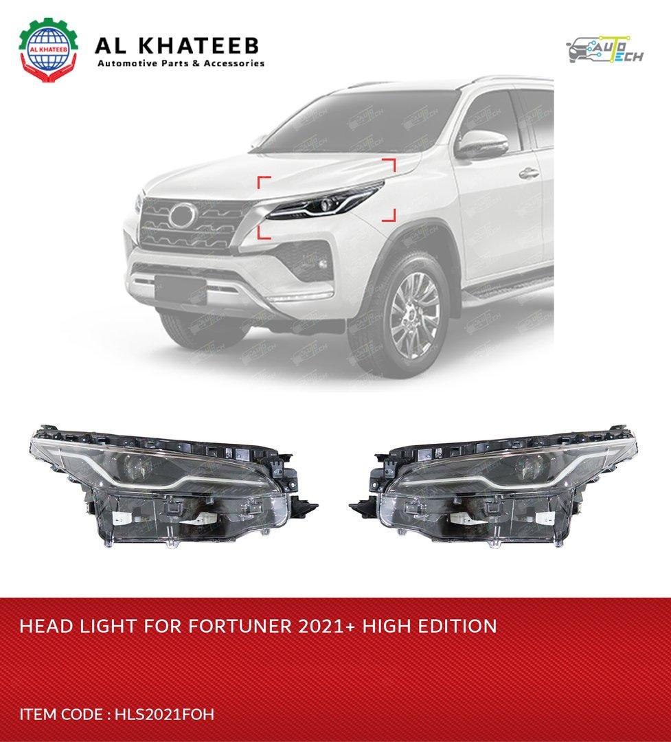 Car Head Lights Fortuner 2021 High Edition, 2PCS/Set