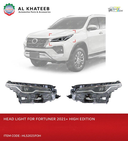 Car Head Lights Fortuner 2021 High Edition, 2PCS/Set