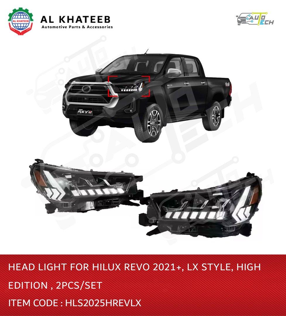 Headlight for Hilux Revo 2021+ LX style High Edition 2PCS/SET