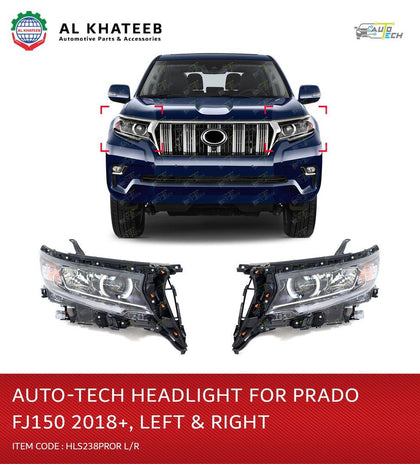 Car Headlight Performance Original LED Prado FJ150 2018+ 1Pc Right