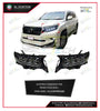 Car LED Headlight With Dynamic Turning Signal With Wires Prado FJ150 2018+ 2Pcs Black