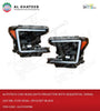 Car Headlights Projector With Sequential Signal LED Drl F150 2018+, 2Pcs/Set Black