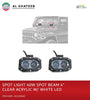Universal Car LED Spot Light Offroad 40W, Spot Beam 4