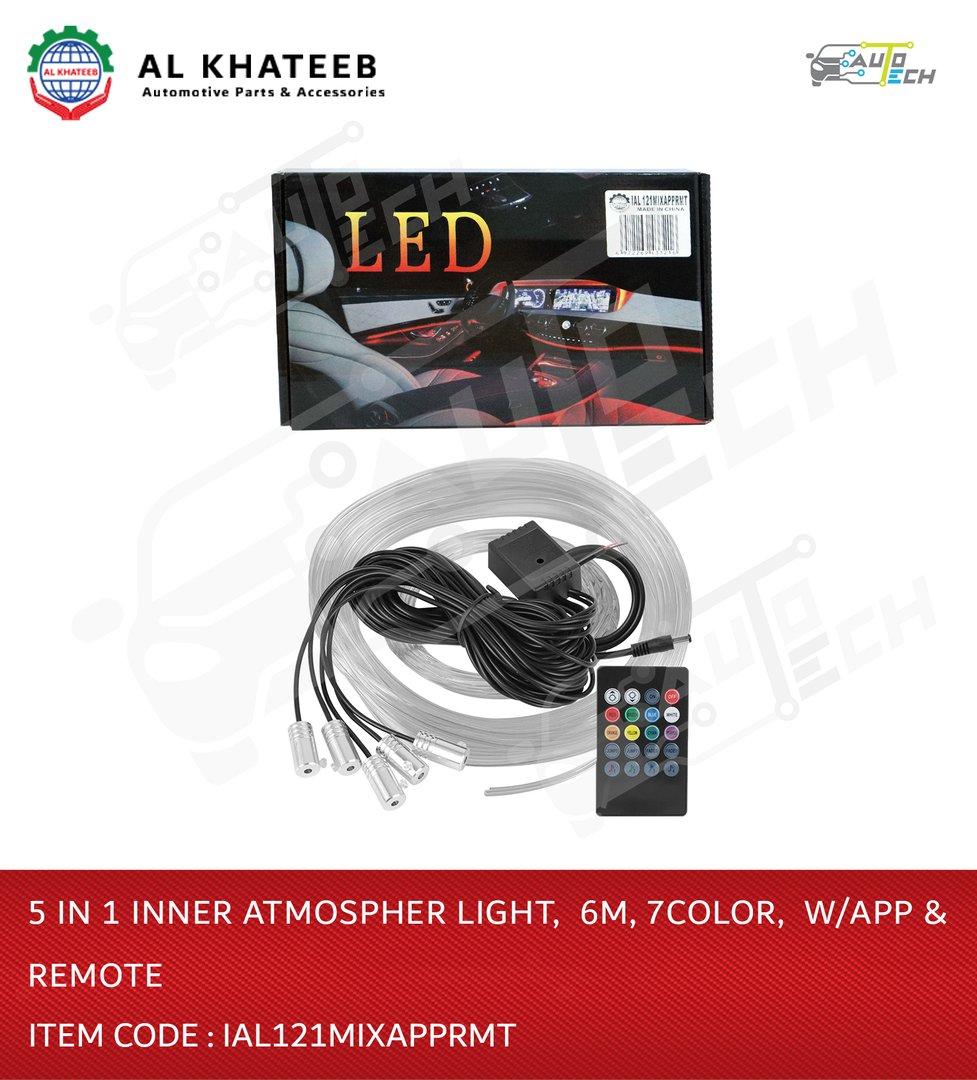5 in 1 Inner Atmospere Light 6M 7 Color with App & Remote