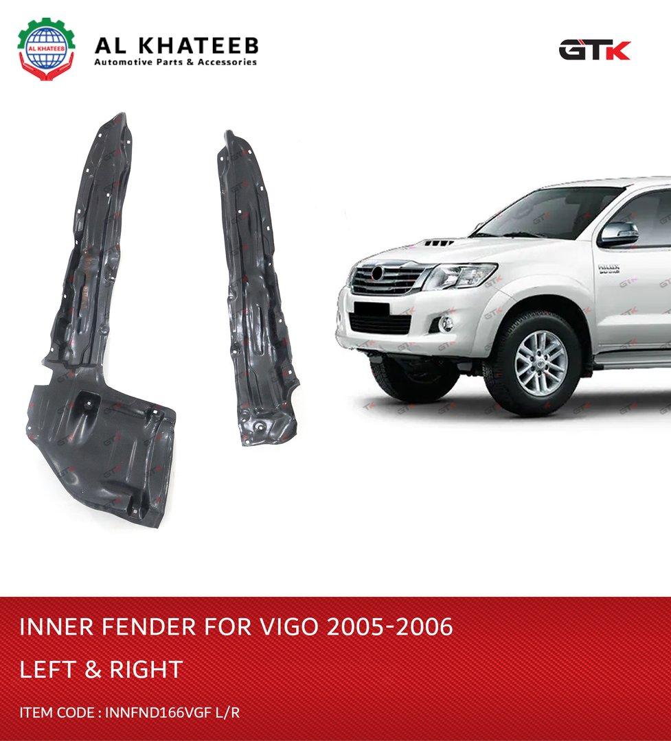 Car Front Fender Liner Inner Hilux Vigo 2005-2006, Right Position