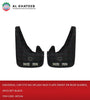 Universal Car Fits Nis Splash Mud Flaps Front Or Rear Guards, 2Pcs/Set Black