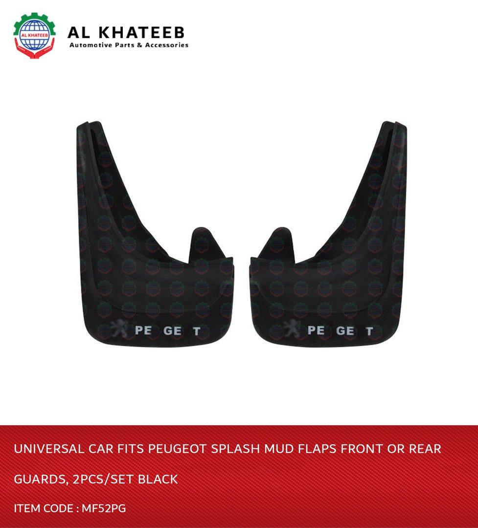 Universal Car Fits Splash Mud Flaps Front Or Rear Guards, 2Pcs/Set Black