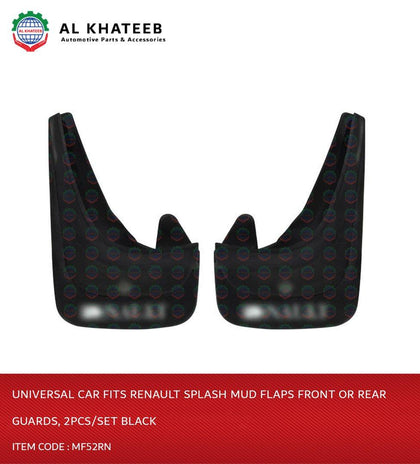 Universal Car Fits Splash Mud Flaps Front Or Rear Guards, 2Pcs/Set Black