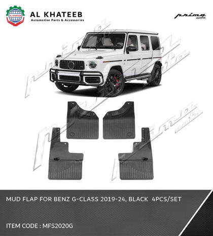 Mud Flap for G-Class 2019-2024 Black 4PCS/SET