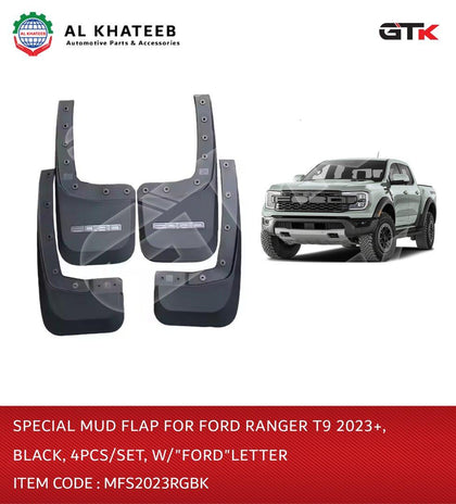 Special Mud Flap for Ranger T9 2023+ Black 4PCS/SET