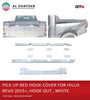 AutoTech Pick Up Door Hook Cover Hook Out Hilux 2015-2025, White