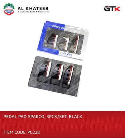 Pedal Pad Sparco 3PCS/SET Black