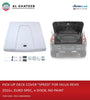Al Khateeb Aeroklas Pick-Up Deck Cover Speed 90 Degree Hilux Revo 2016-2022, Europe Specification, 4-Door ABS Unpainted