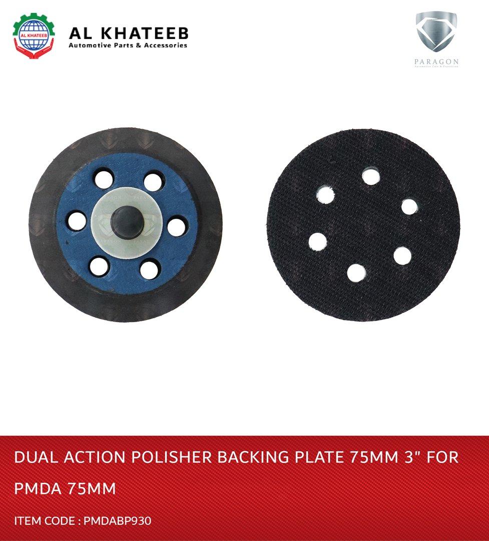 Paragon Car Polisher Dual Action Polisher Backing Plate 75Mm 3