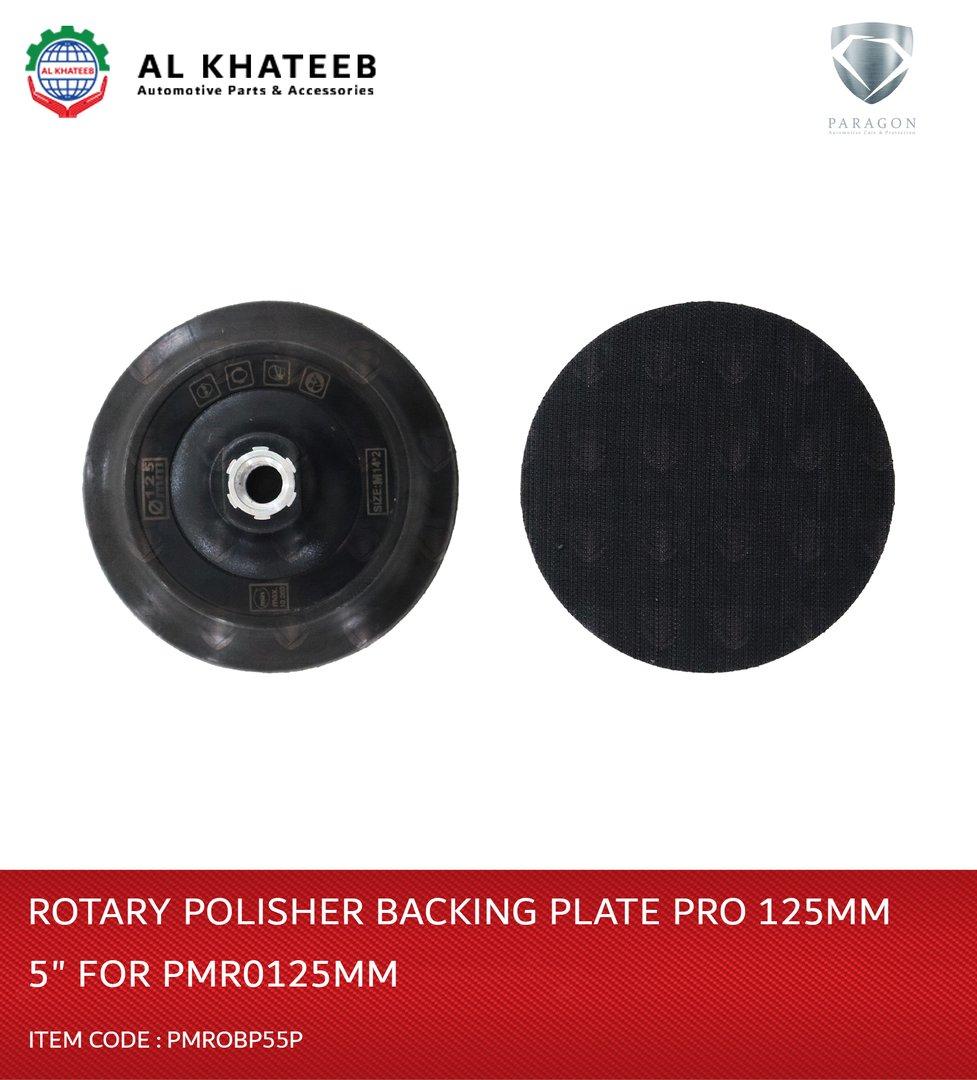 Paragon Car Polisher Rotary Backing Pro Plate Pad Suit 125Mm 5