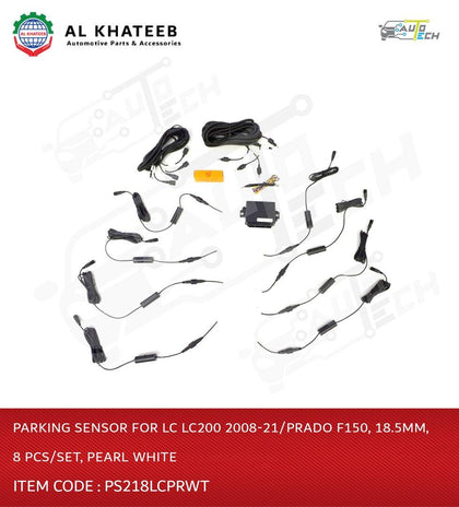 PARKING SENSOR FOR LC LC200 2008-21/PRADO F150, 18.5MM, 8 PCS/SET, PEARL WHITE