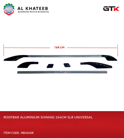 ROOFBAR ALUMINIUM SHINING 164CM SLR UNIVERSAL