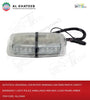 Universal Car Rotate Warning Lightbar,Traffic Safety Emergency Light Police Ambulance Mini Box Clear Frame Amber