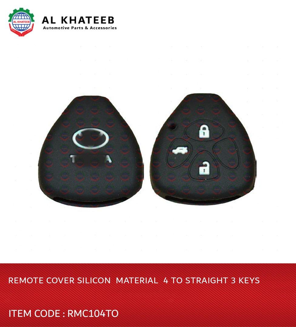 REMOTE COVER SILICON  MATERIAL  4 TO STRAIGHT 3 KEYS