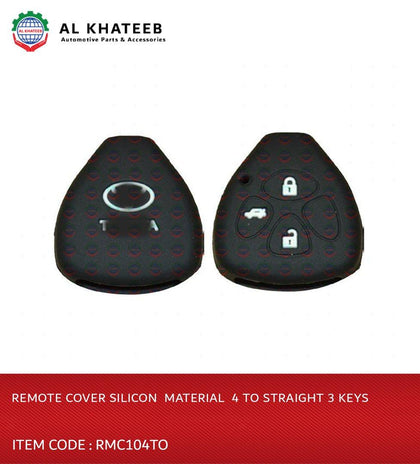 REMOTE COVER SILICON  MATERIAL  4 TO STRAIGHT 3 KEYS