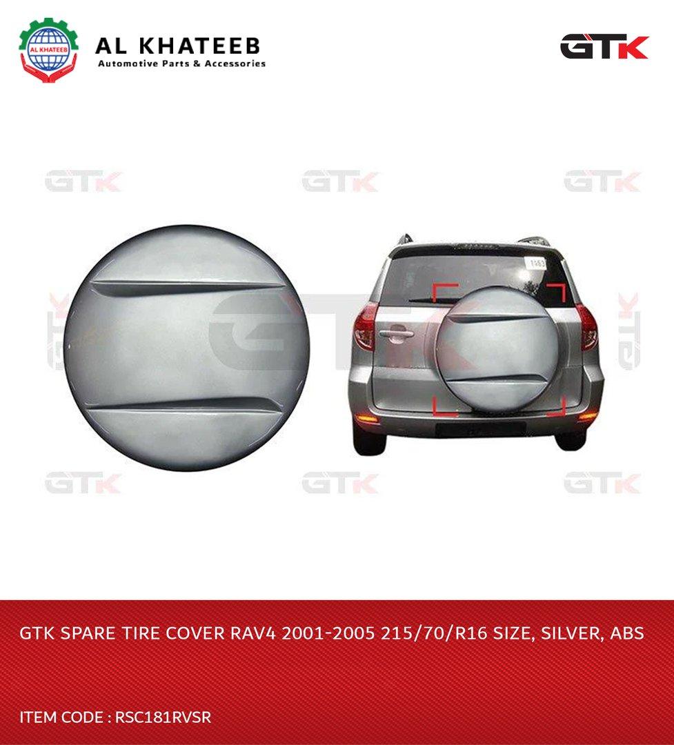 Spare Tire Cover RAV4 2001-2005 215/70/R16 Size, Silver, ABS