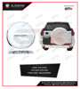 Prado Spare Tire Cover FJ120 2003-2009, 265x65x17, Silver